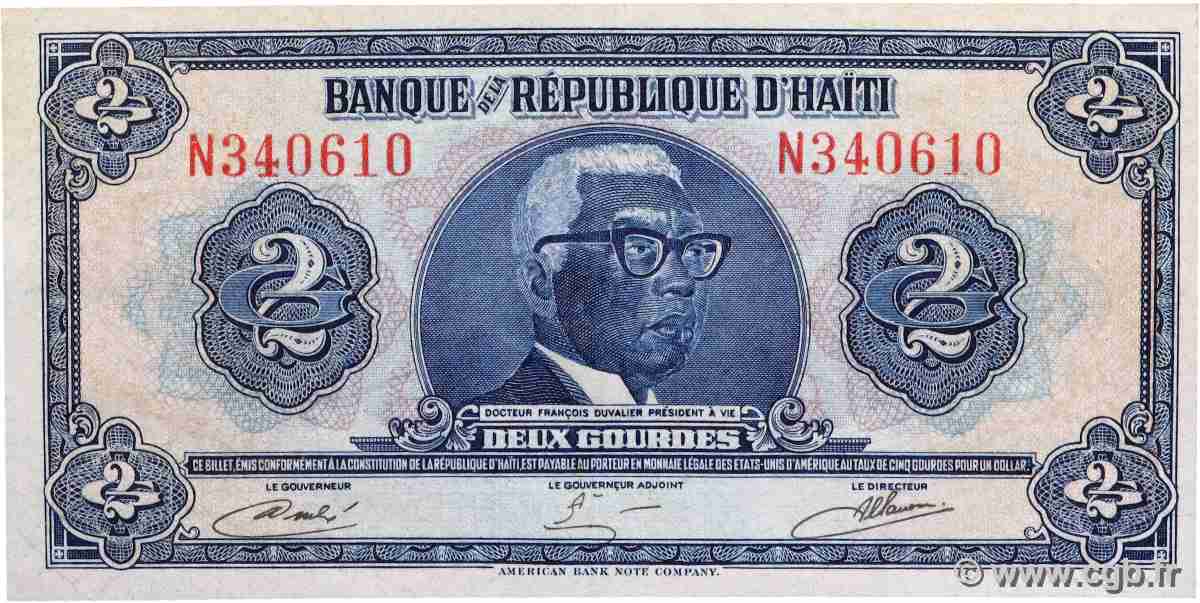 2 Gourdes HAÏTI 1980 P.231A ST