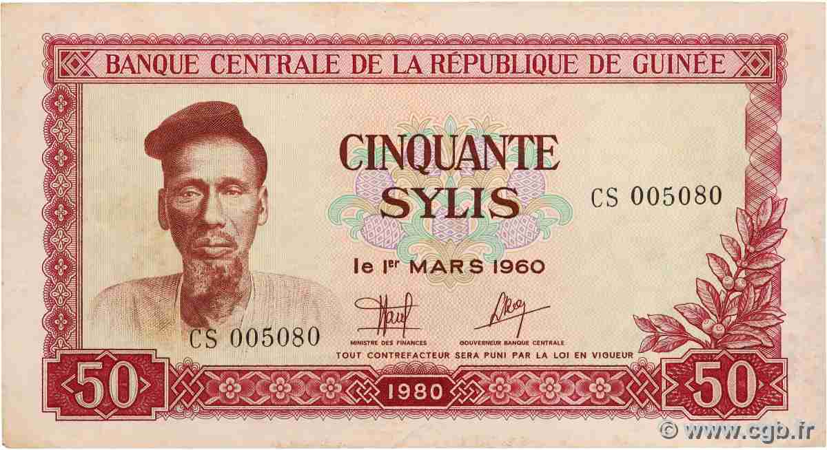 50 Sylis GUINEA 1980 P.25a fVZ