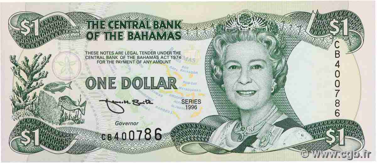 1 Dollar BAHAMAS 1996 P.57 ST