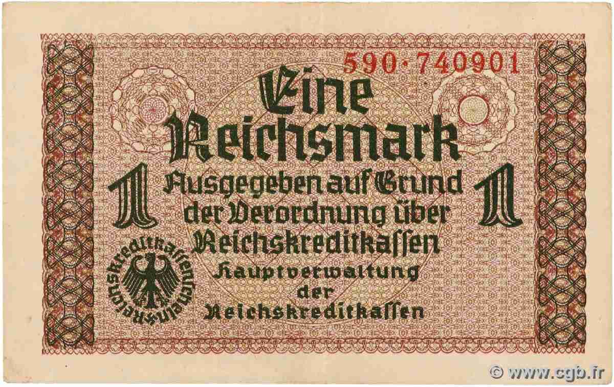 1 Reichsmark DEUTSCHLAND 1940 P.R136a fVZ