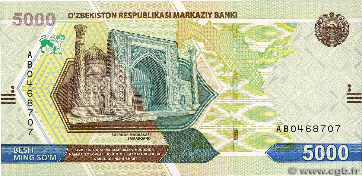 5000 Sum UZBEKISTAN 2021 P.88 UNC