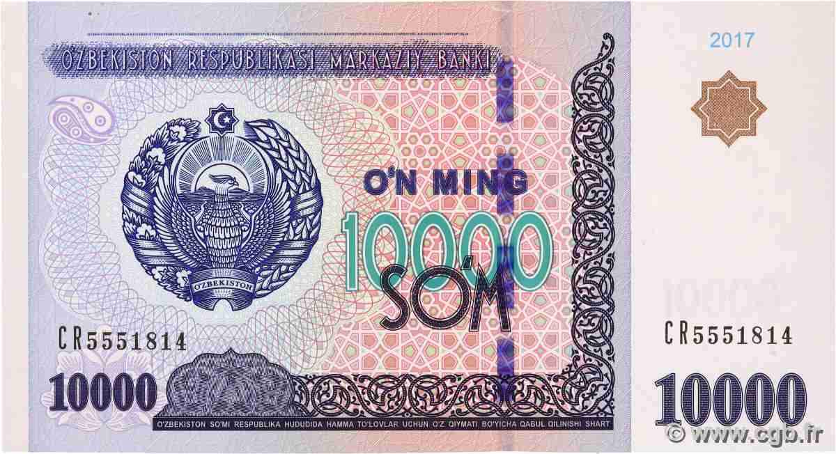 10000 Sum UZBEKISTAN 2017 P.84 FDC