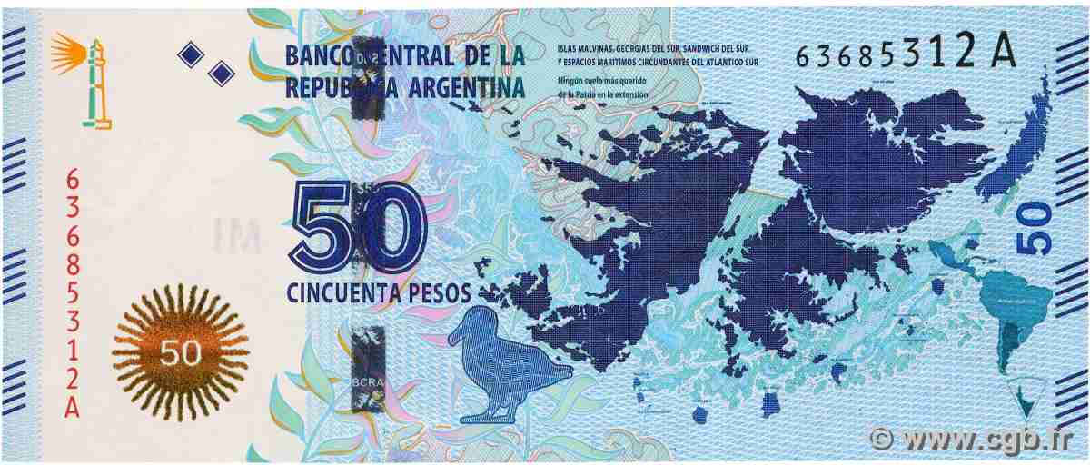 50 Pesos ARGENTINE 2015 P.362 NEUF