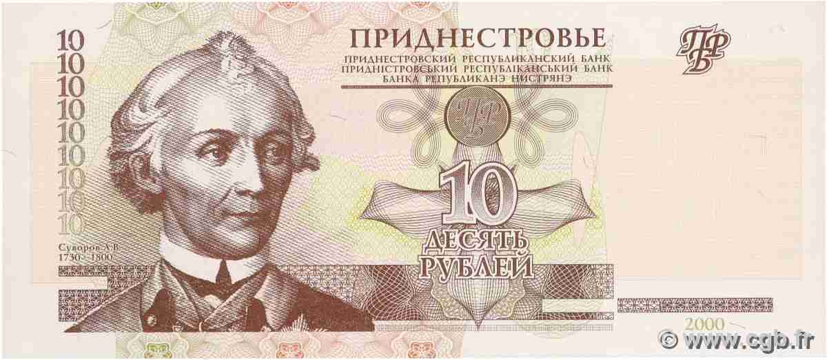 10 Roubles TRANSNISTRIA 2000 P.36a UNC