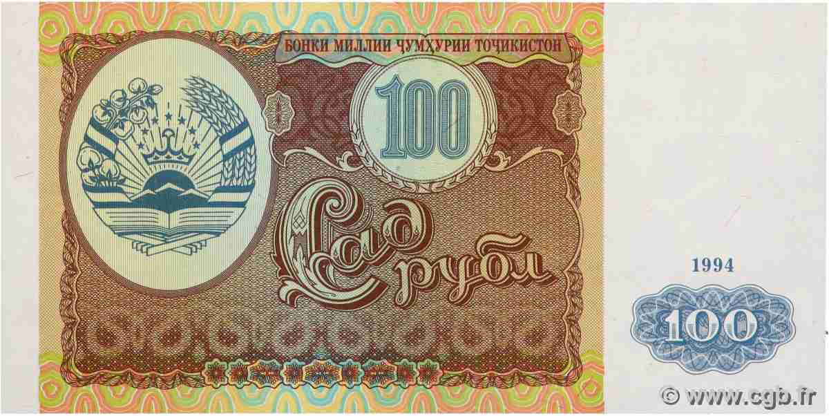 100 Rubles TADJIKISTAN 1994 P.06a NEUF
