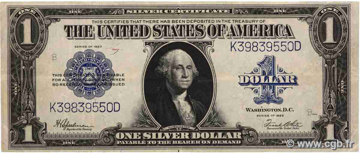 1 Dollar UNITED STATES OF AMERICA 1923 P.342 VF