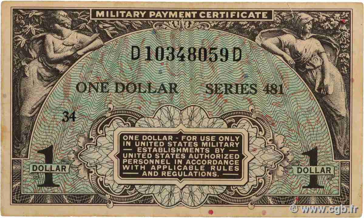 1 Dollar UNITED STATES OF AMERICA 1951 P.M026 F+