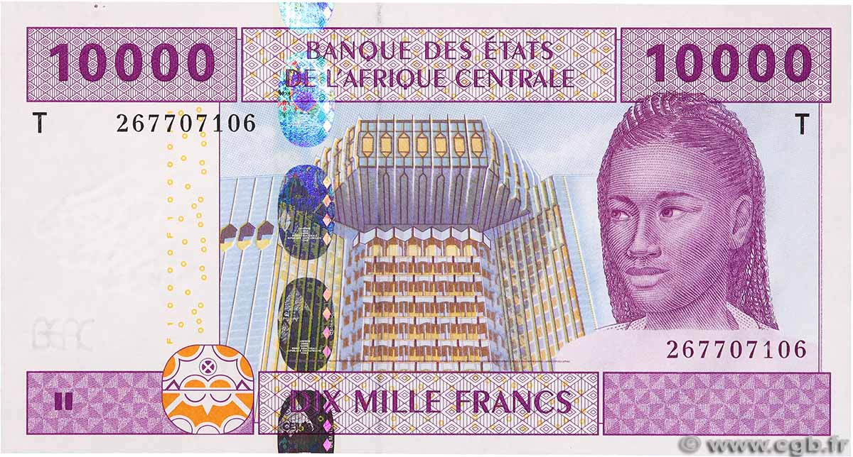 10000 Francs type 2002T CONGO 2003 A.233Ta ST