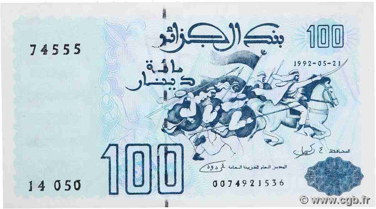 100 Dinars ALGÉRIE 1992 P.137 pr.NEUF