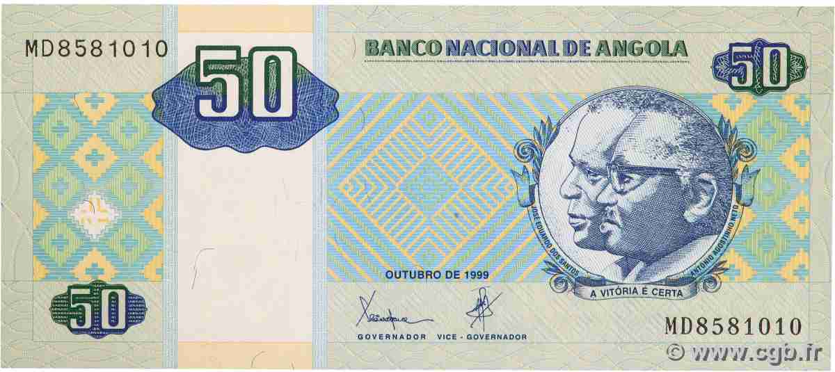 50 Kwanzas ANGOLA 1999 P.146a NEUF