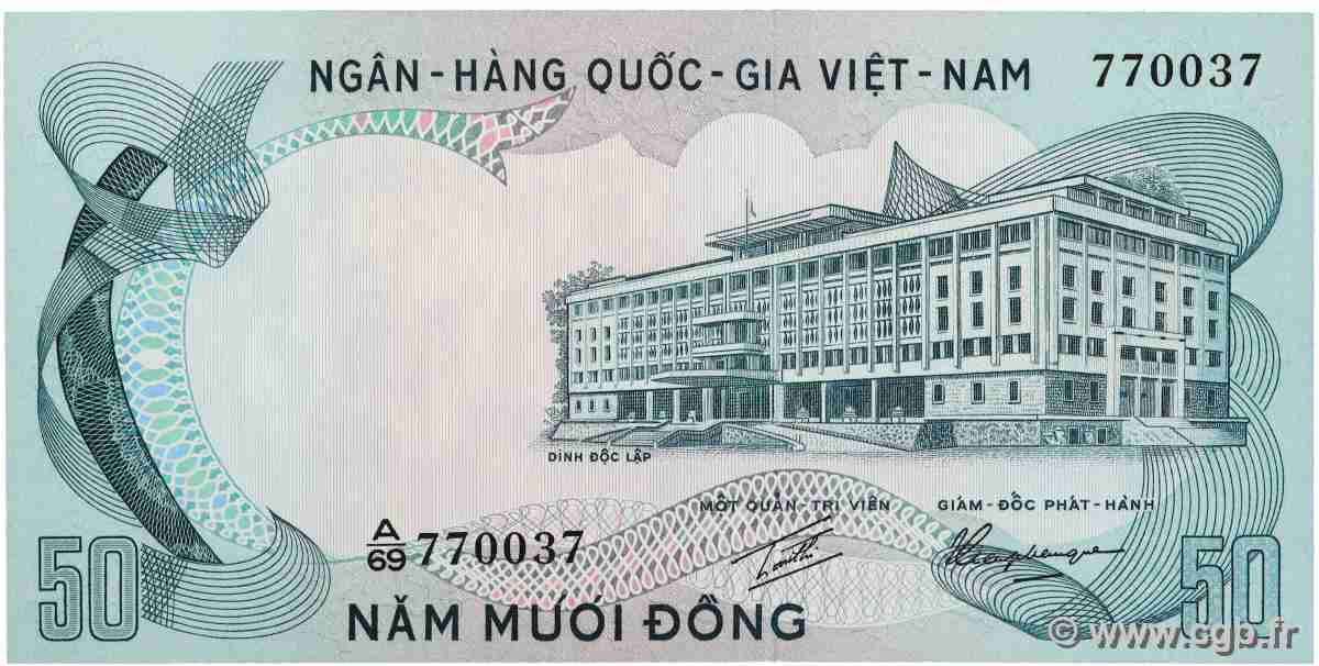 50 Dong VIET NAM SUD 1972 P.30a NEUF