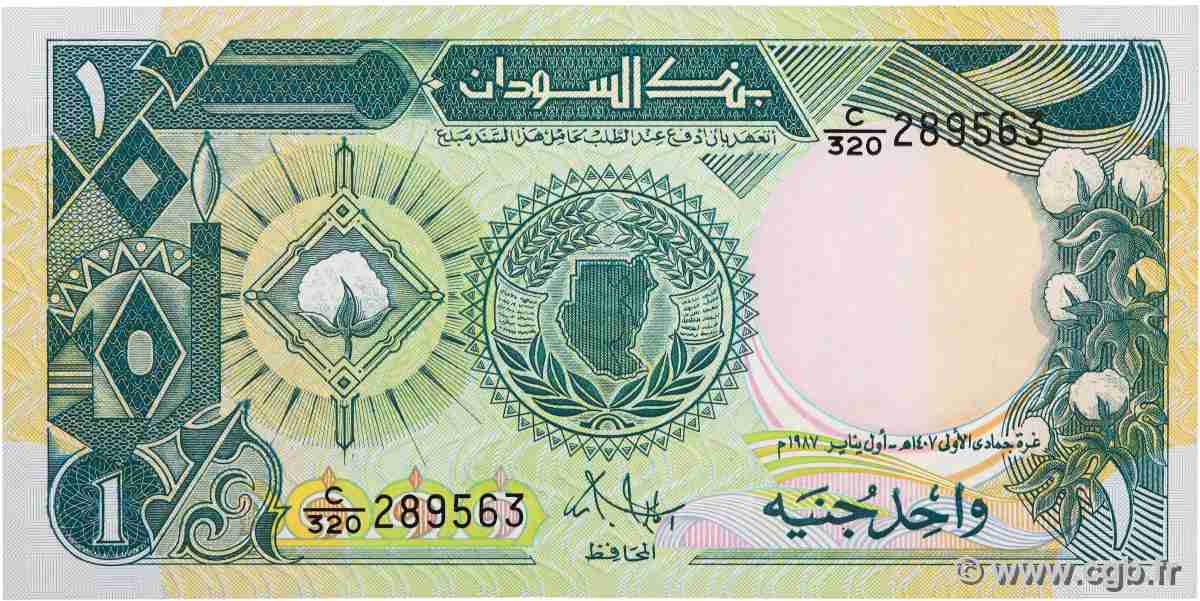1 Pound SUDAN 1987 P.39 ST
