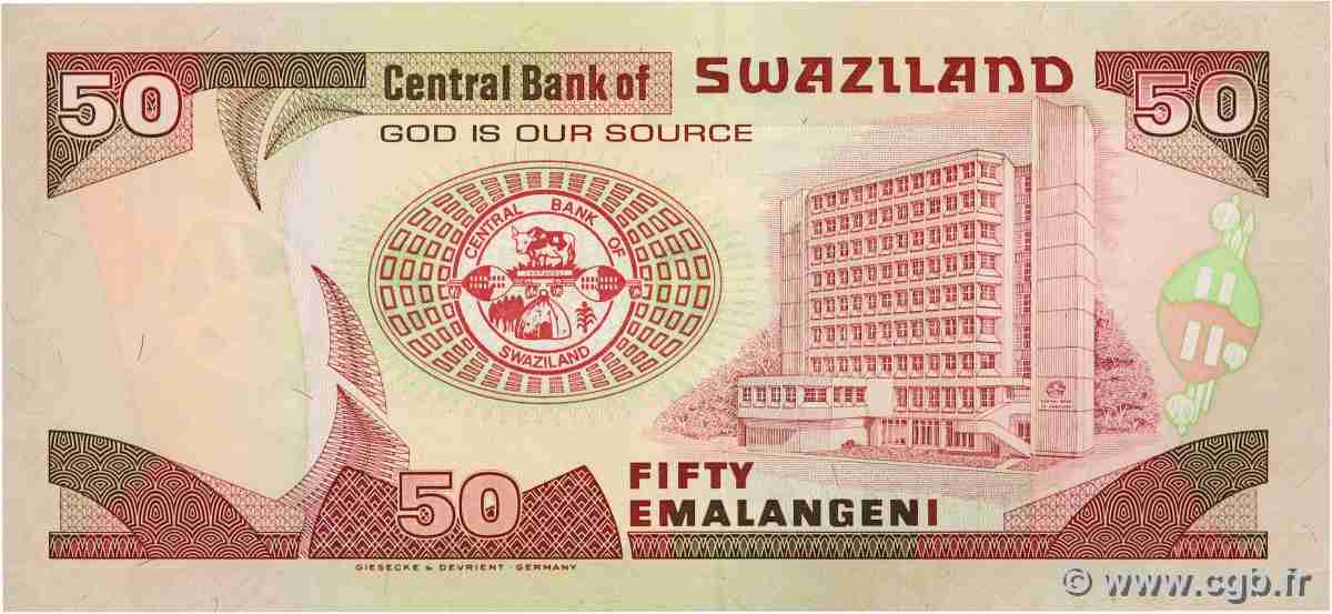 50 Emalangeni SWAZILAND 2001 P.31a NEUF