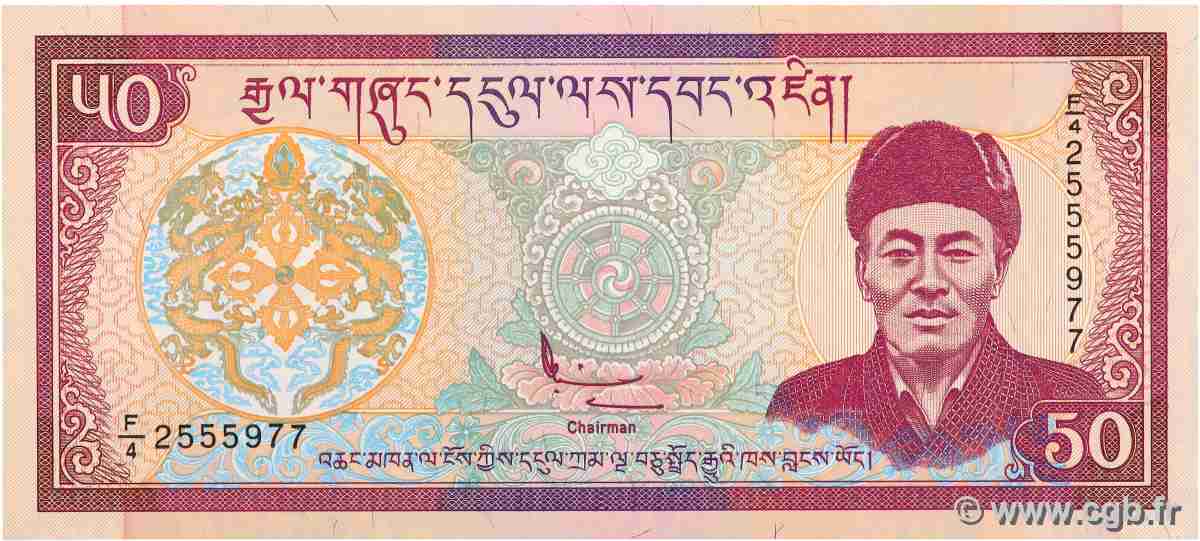 50 Ngultrum BHOUTAN 2000 P.24 pr.NEUF