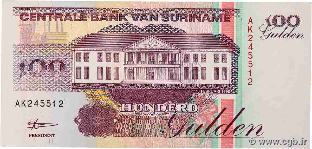 100 Gulden SURINAM 1998 P.139b UNC