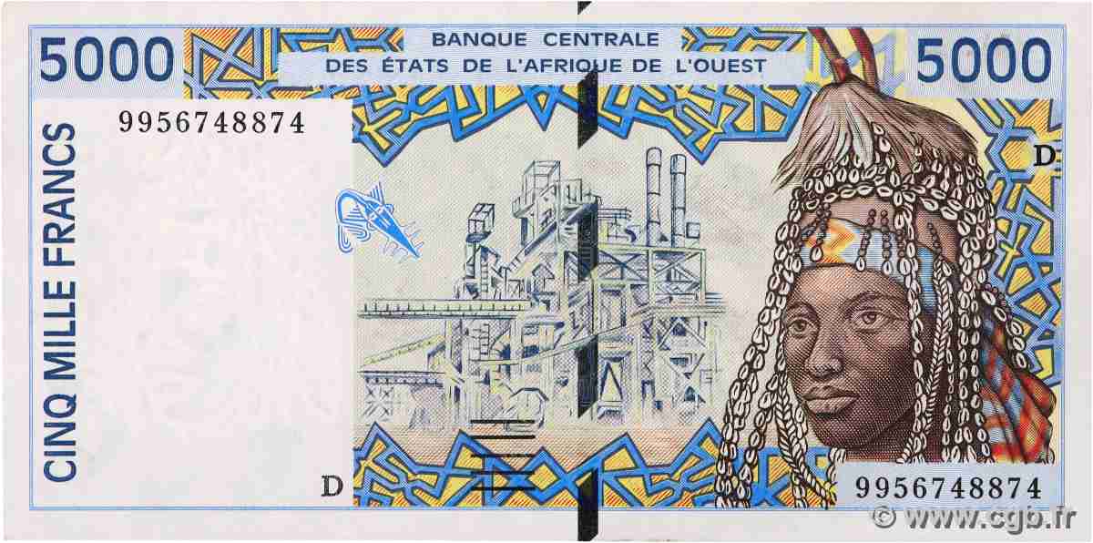 5000 Francs STATI AMERICANI AFRICANI 1999 P.413Dh AU