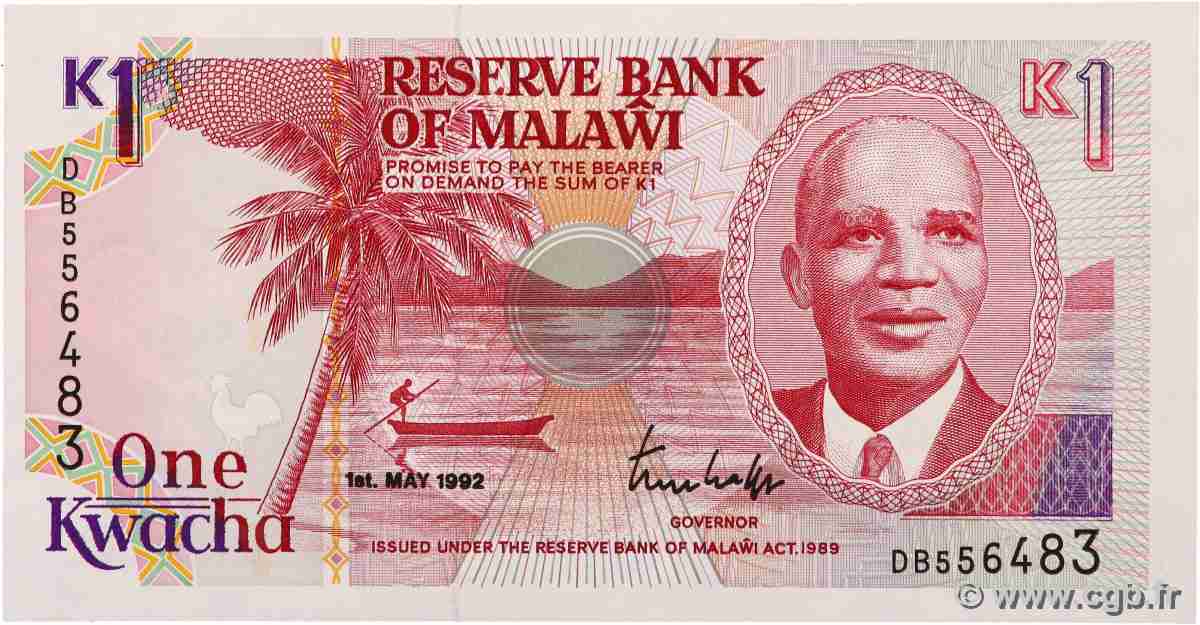1 Kwacha MALAWI 1992 P.23b NEUF