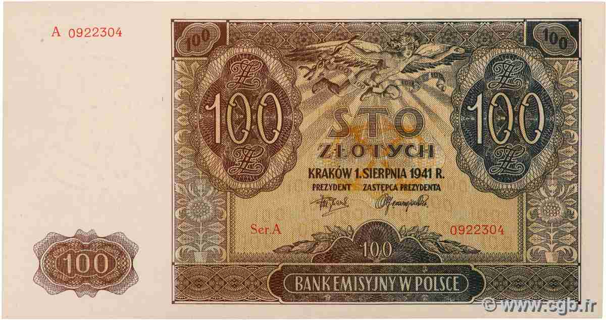 100 Zlotych POLOGNE 1941 P.103 SUP+