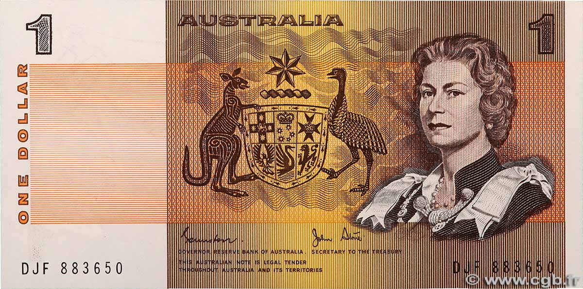 1 Dollar AUSTRALIEN 1983 P.42d fST+