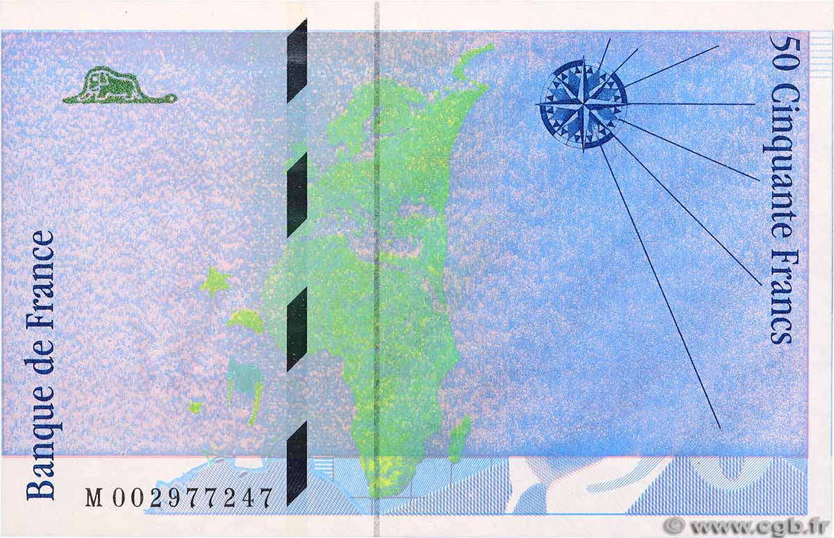 50 Francs SAINT-EXUPÉRY Fauté FRANCE 1992 F.72.01T UNC