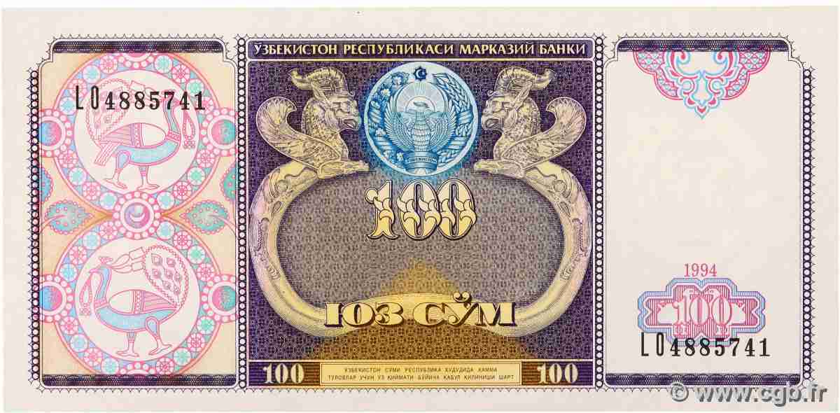 100 Sum OUZBEKISTAN 1994 P.79 NEUF
