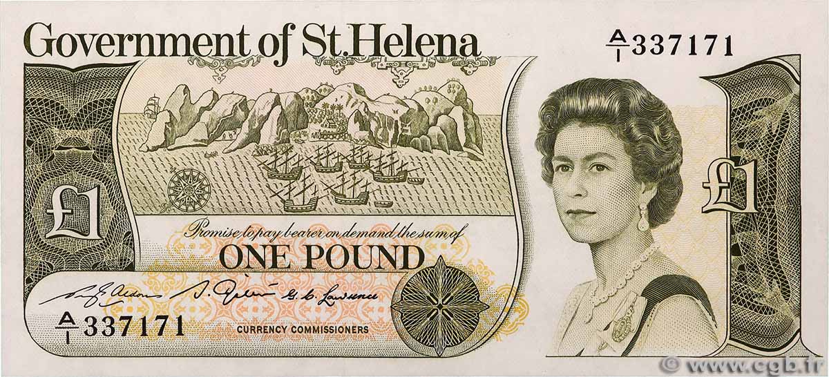 1 Pound ST. HELENA 1981 P.09a fST+