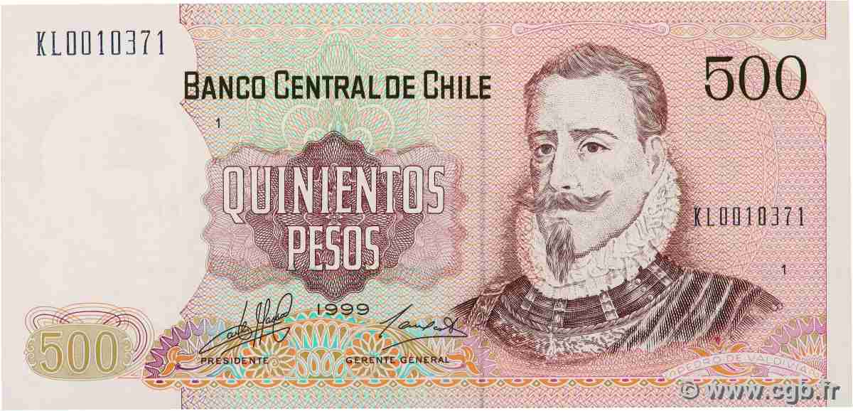500 Pesos CHILE 1999 P.153e UNC