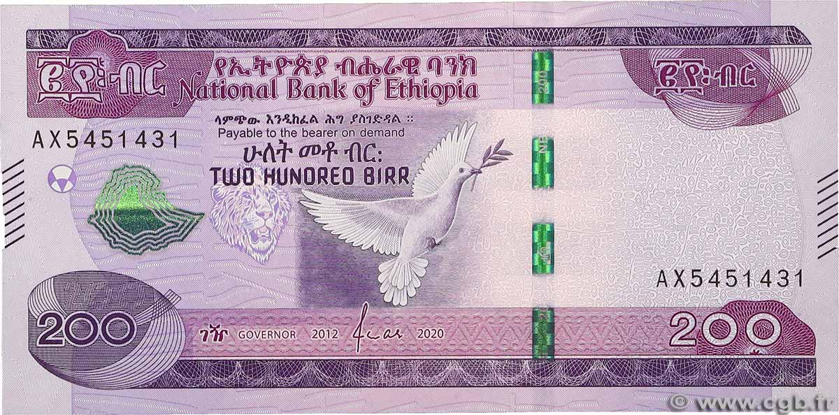200 Birr ÉTHIOPIE 2020 P.58 NEUF