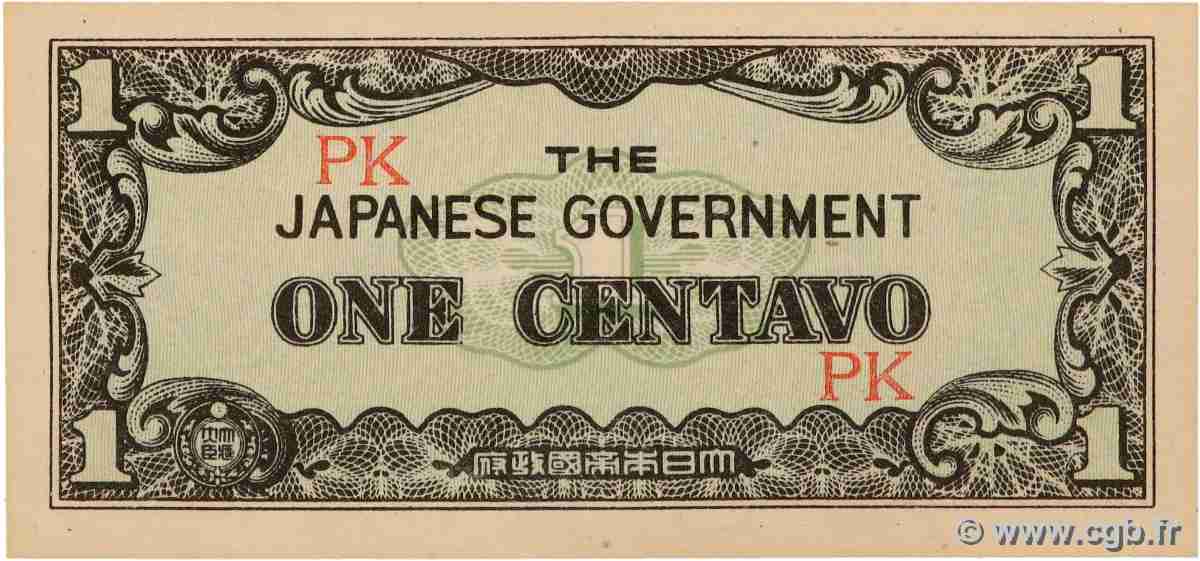 1 Centavo PHILIPPINEN 1942 P.102a ST