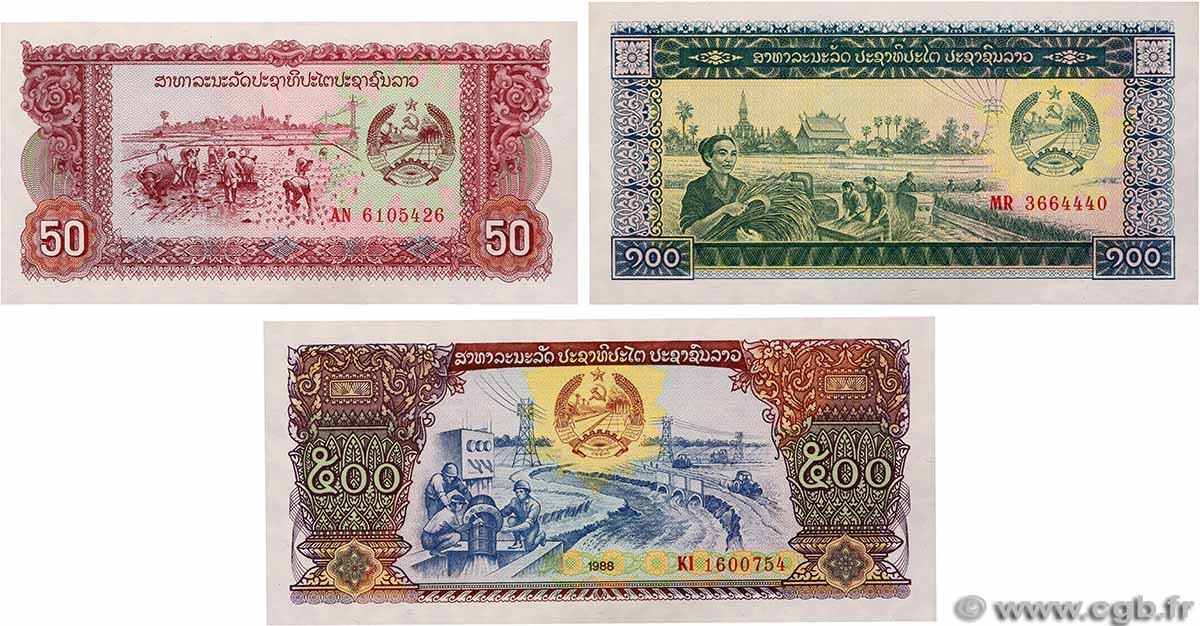 5 Riels Lot KAMBODSCHA 1979 P.29a, P.30a et P.31 fST+