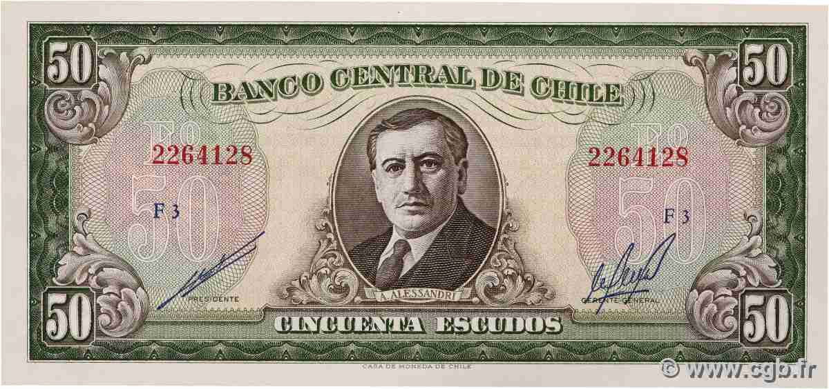 50 Escudos CHILE
1964 P.140b ST