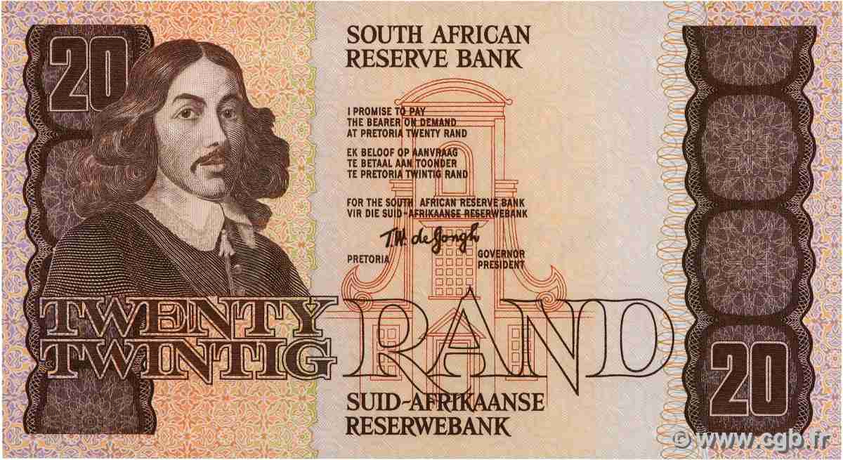 20 Rand Épreuve SOUTH AFRICA 1978 P.121aE AU