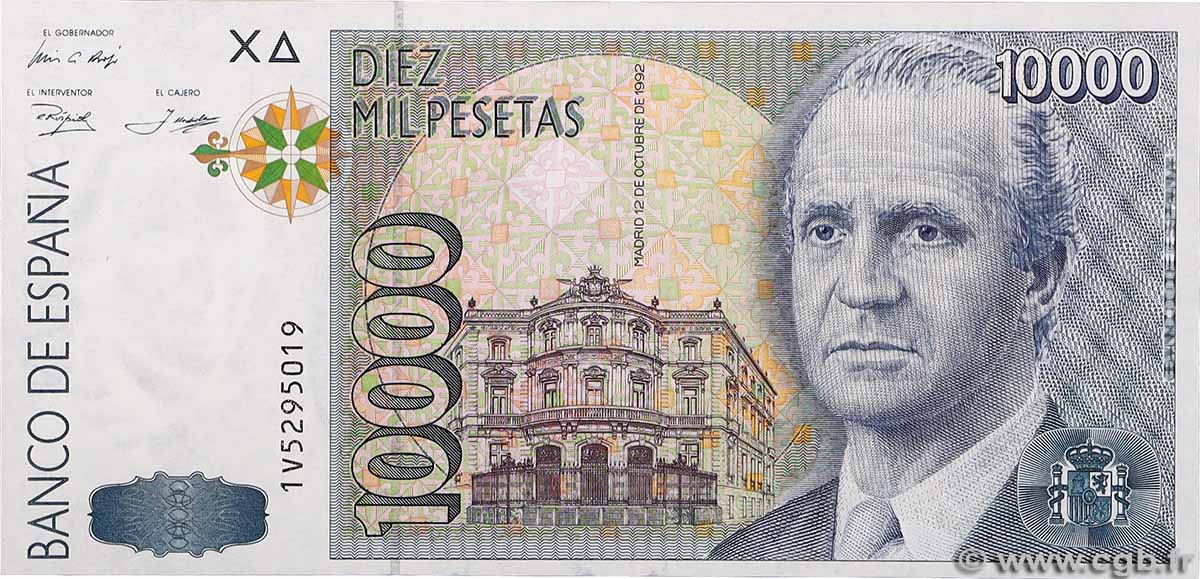 10000 Pesetas SPAIN 1992 P.166 UNC