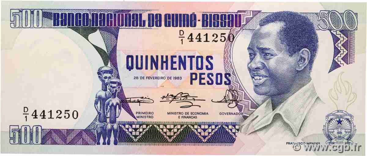 500 Pesos GUINÉE BISSAU 1983 P.07 NEUF