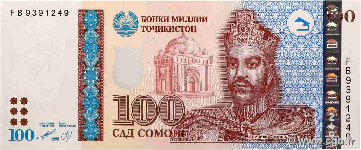 100 Somoni TADJIKISTAN 2021 P.27 NEUF