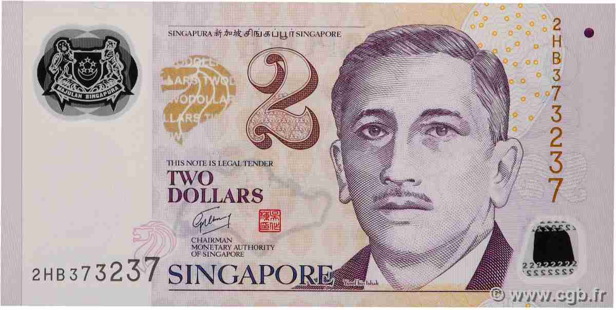 2 Dollars SINGAPUR 2005 P.46a FDC