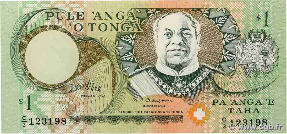 1 Pa anga TONGA 1982 P.31c UNC-