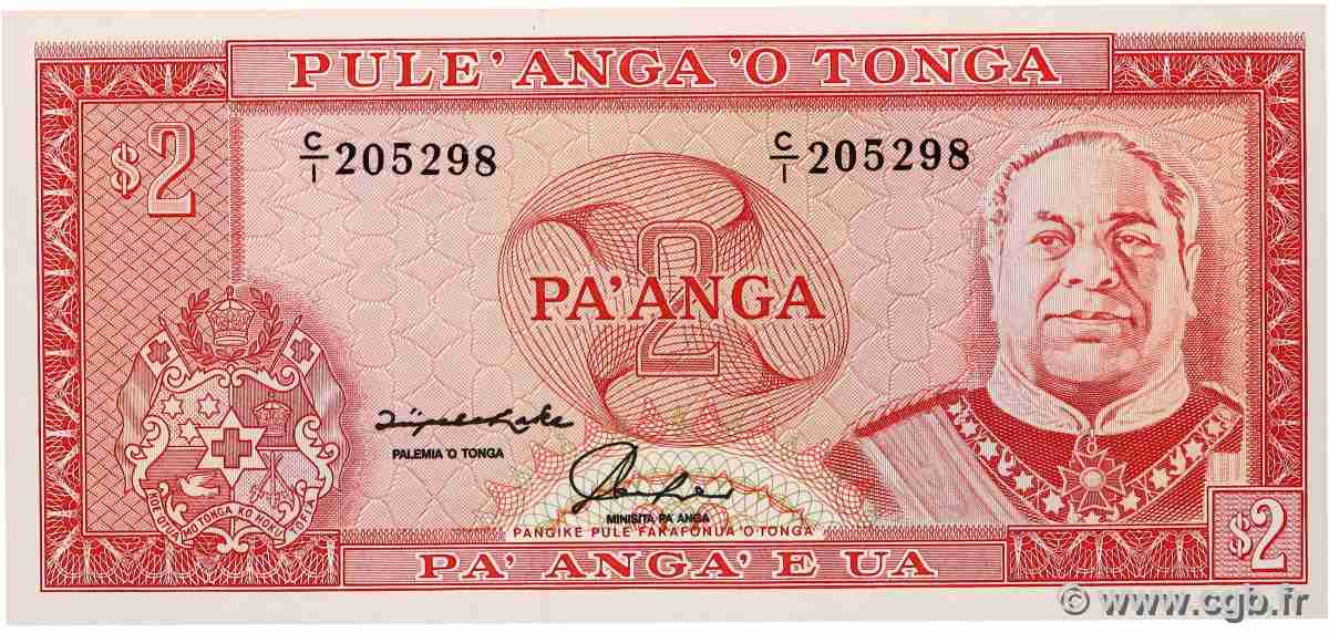 2 Pa anga TONGA 1992 P.26 pr.NEUF