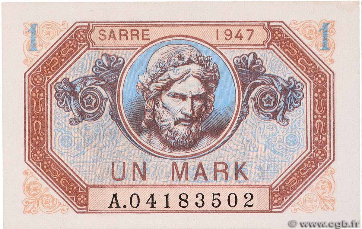 1 Mark SARRE FRANCIA 1947 VF.44.01 q.FDC
