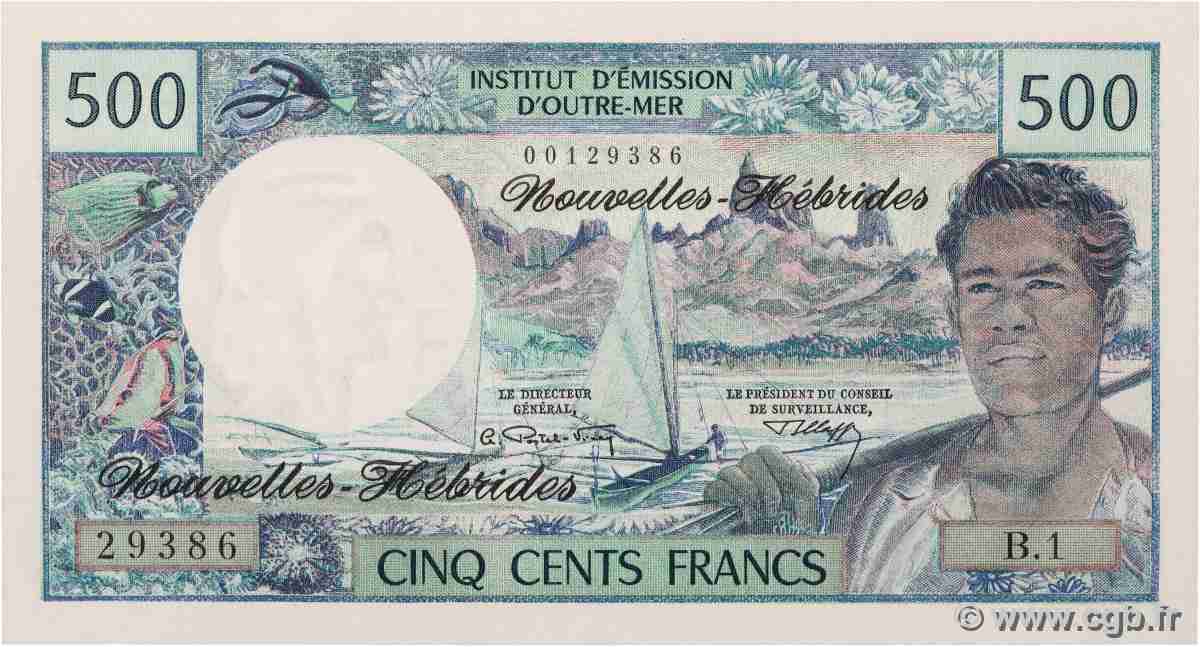 500 Francs NOUVELLES HÉBRIDES 1970 P.19a SPL+
