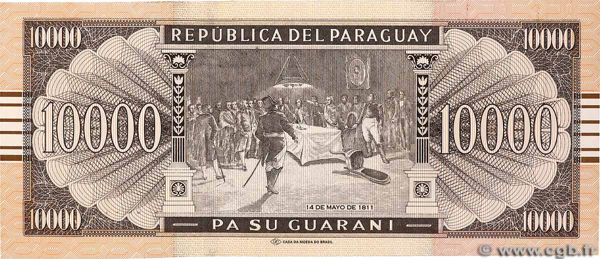 10000 Guaranies PARAGUAY 2010 P.224d NEUF