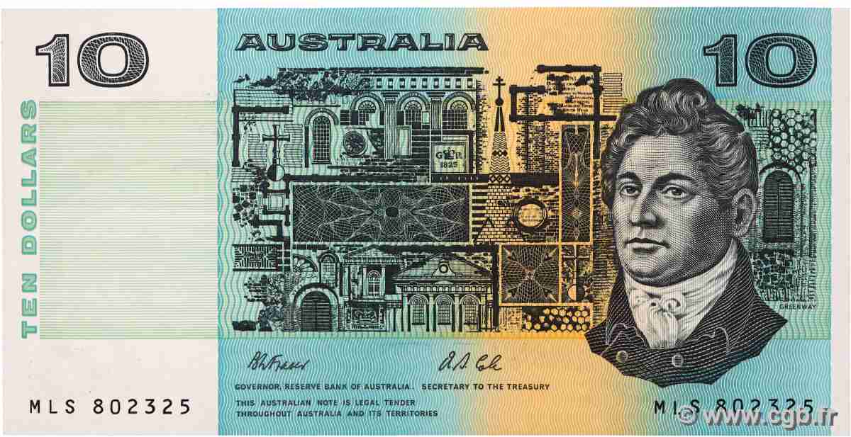 10 Dollars AUSTRALIA 1991 P.45g FDC