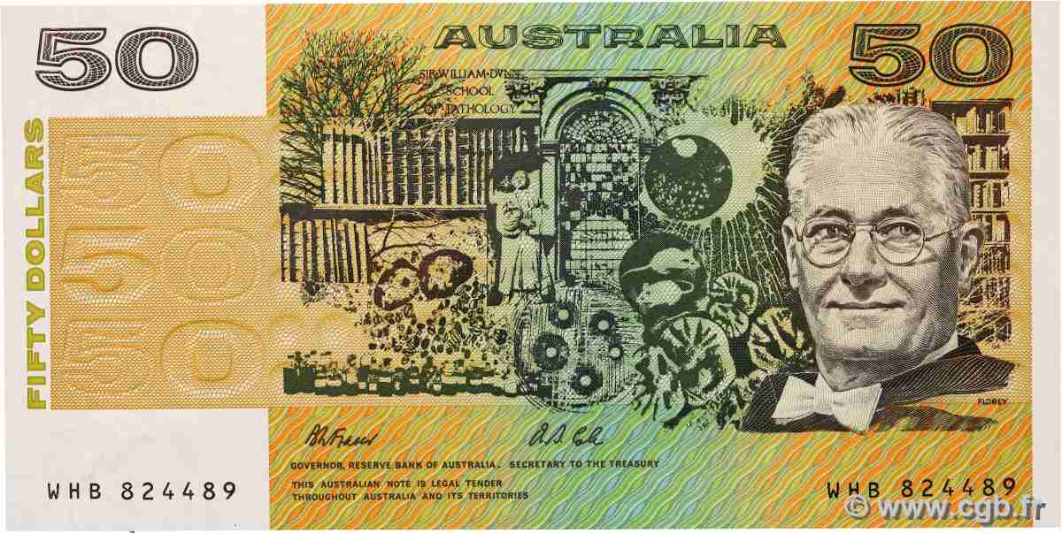 50 Dollars AUSTRALIA 1991 P.47h FDC