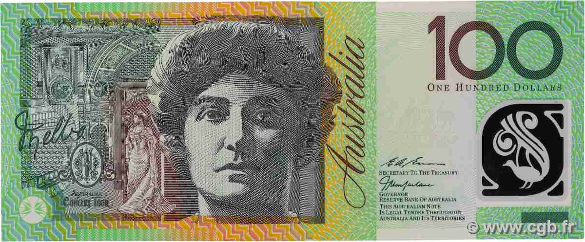 100 Dollars AUSTRALIA 1999 P.55b q.FDC