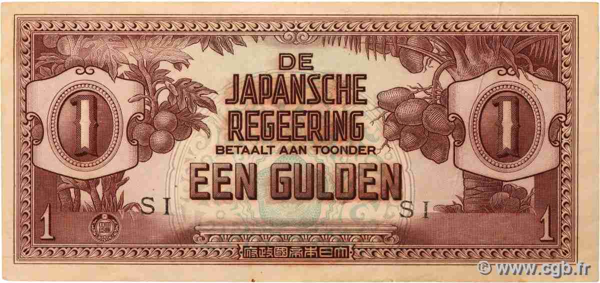 1 Gulden INDIAS NEERLANDESAS 1942 P.123c MBC+