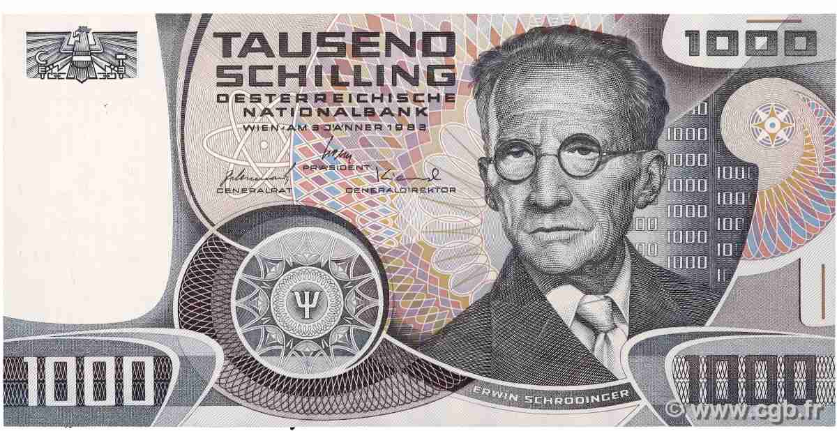 1000 Schilling AUSTRIA 1983 P.152 FDC