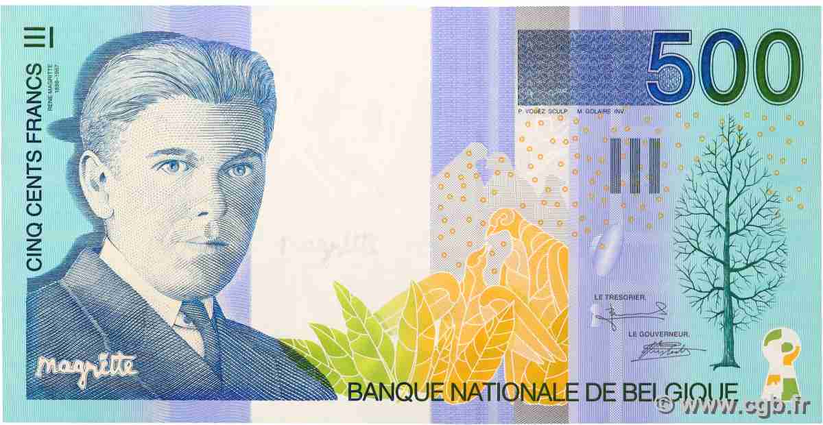 500 Francs BELGIO 1998 P.149 FDC