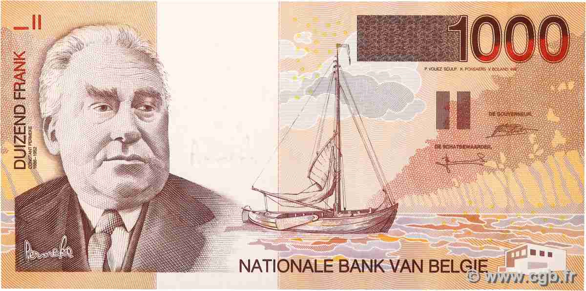 1000 Francs BELGIO 1997 P.150 FDC