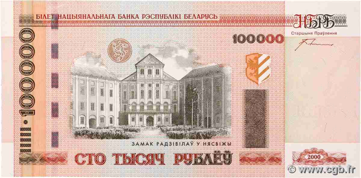 100000 Rublei BIELORUSSIA 2000 P.34a q.FDC