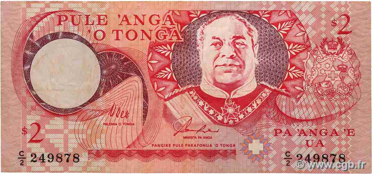 2 Pa anga TONGA 1995 P.32a TB+